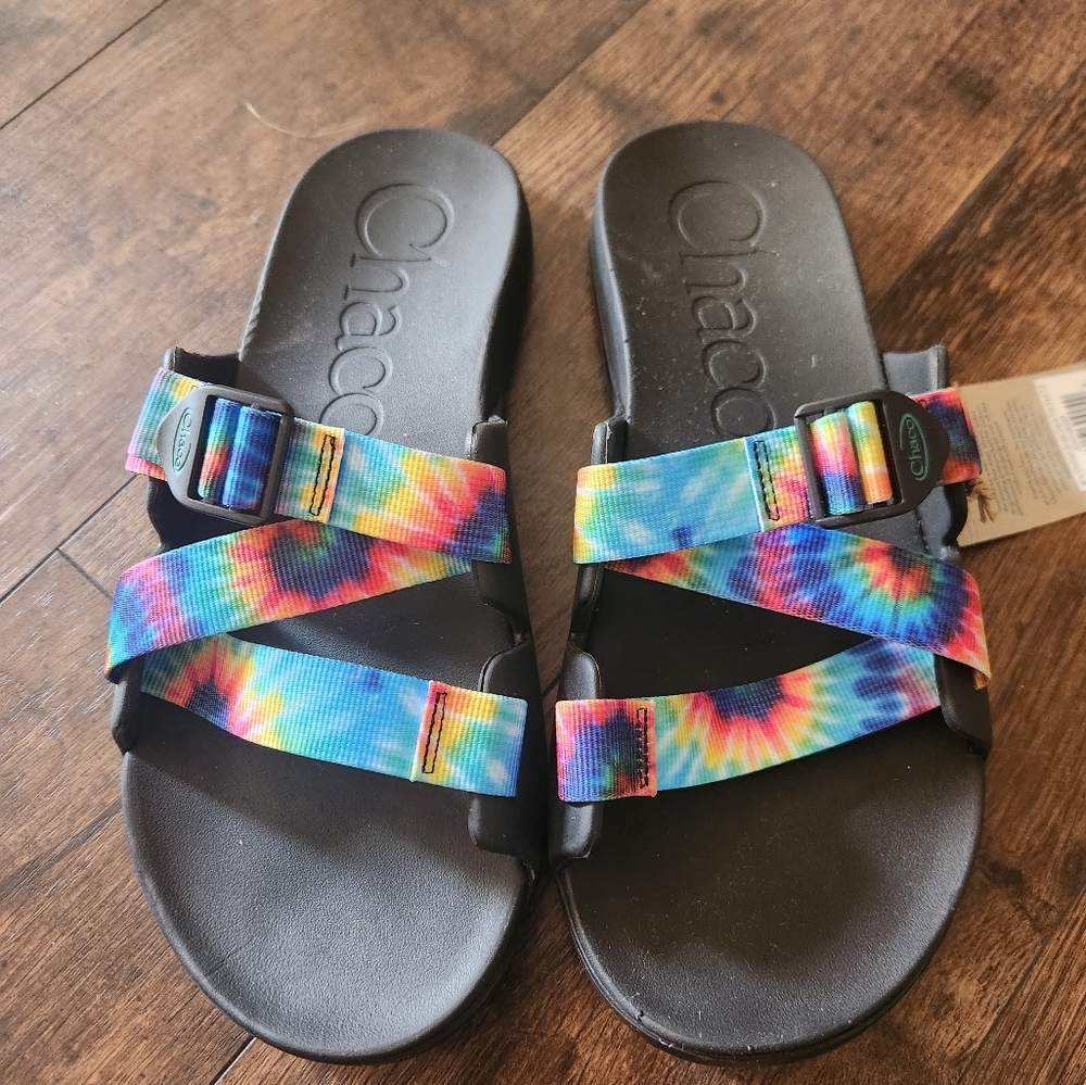 Chico Mens Tie Dye Sandals Slides 13
